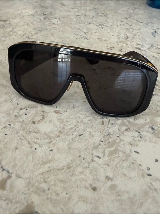 Dior Accessories - Christian Dior Oversized Black Shield Sunglasses